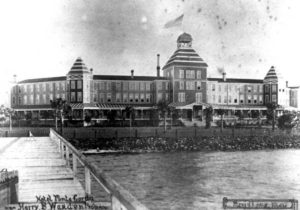 old photo of historic Hotel Punta Gorda