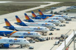 Allegiant Airplanes at Punta Gorda, FL Airport