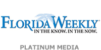 Florida Weekly, In the know, In the now. Platinum Media Sponsor