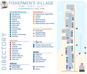 2022 Map of Fishermens Village, Punta Gorda